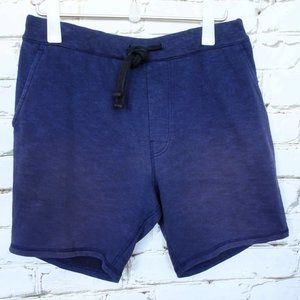 Illustrated Example Blue Sweat Shorts